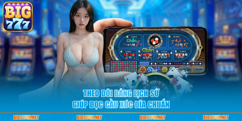 Theo dõi bảng lịch sử giúp đọc cầu xóc đĩa chuẩn